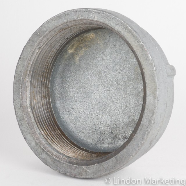 4" Galvanized Cap pipe fitting, NPT, 150 psi eBay