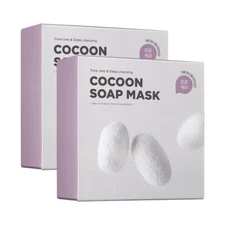 Skin1004 - Cocoon Soap Mask (2 Pack), Face Cleanser, Pore Care,