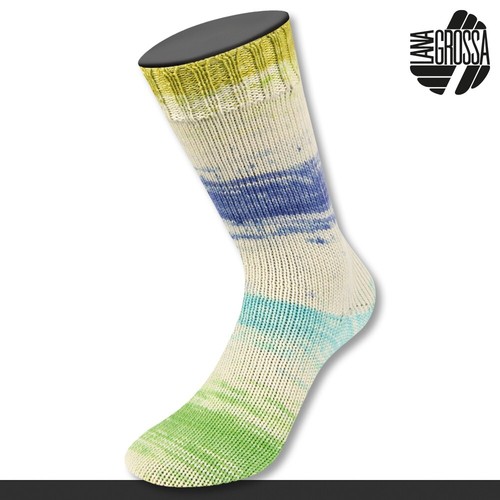 Lana Grossa 100 G Meilenweit 100 Dusk Stricken Socken Wolle Garn 13 Farben - Bild 39 von 40
