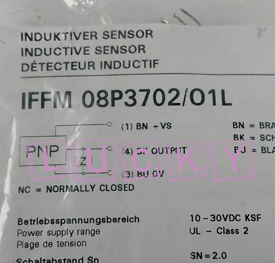 1PC NEW FOR BAUMER IFFM 08P3702/01L Proximity switch sensor replacement