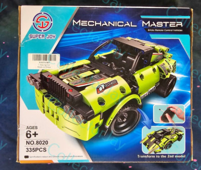 Gamzoo Mechanical Master Remote Control Vehicle 335 pcs 2 in 1 Ages 6+ R/C New