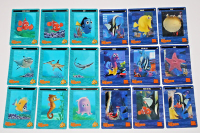 2003 FINDING NEMO MOVIE FILMCARDZ ARTBOX COMPLETE BASE CARD