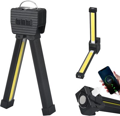Gym Lamp for Posing,7th Gear Dimming,Portable Magnet LED Flashlight with Hook