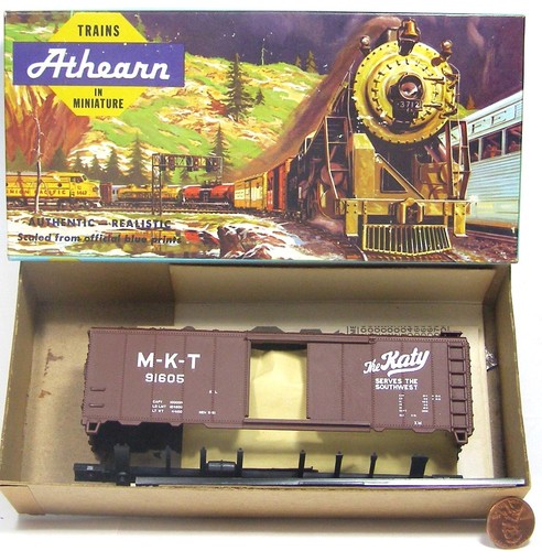 Modelo de tren a escala HO Athearn Con-Cor KRHS especial Katy vagón MKT 91605 ZG7 | Zustand: Used