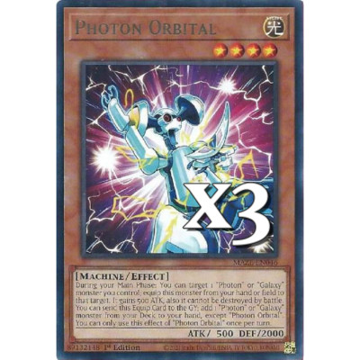 3X Photon Orbital MAZE-EN046 Rare Maze of Memories NM 1st Ed YUGIOH