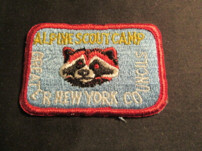 Alpine Scout Camp Rectangle Patch     c91