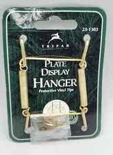 Tripar Plate Hanger Clear Plastic Coated Adjusts 3" To 5" (23-1303)