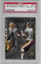 1997 Brett Favre PSA 10 GEM MINT, Bowman's Best MIRROR IMAGE, Elway, Brunell,