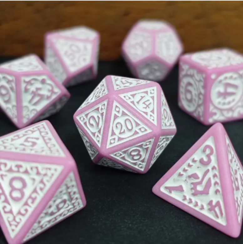 Impressive - Set Di Dadi (Viola-Blu Scuro - Foto 2