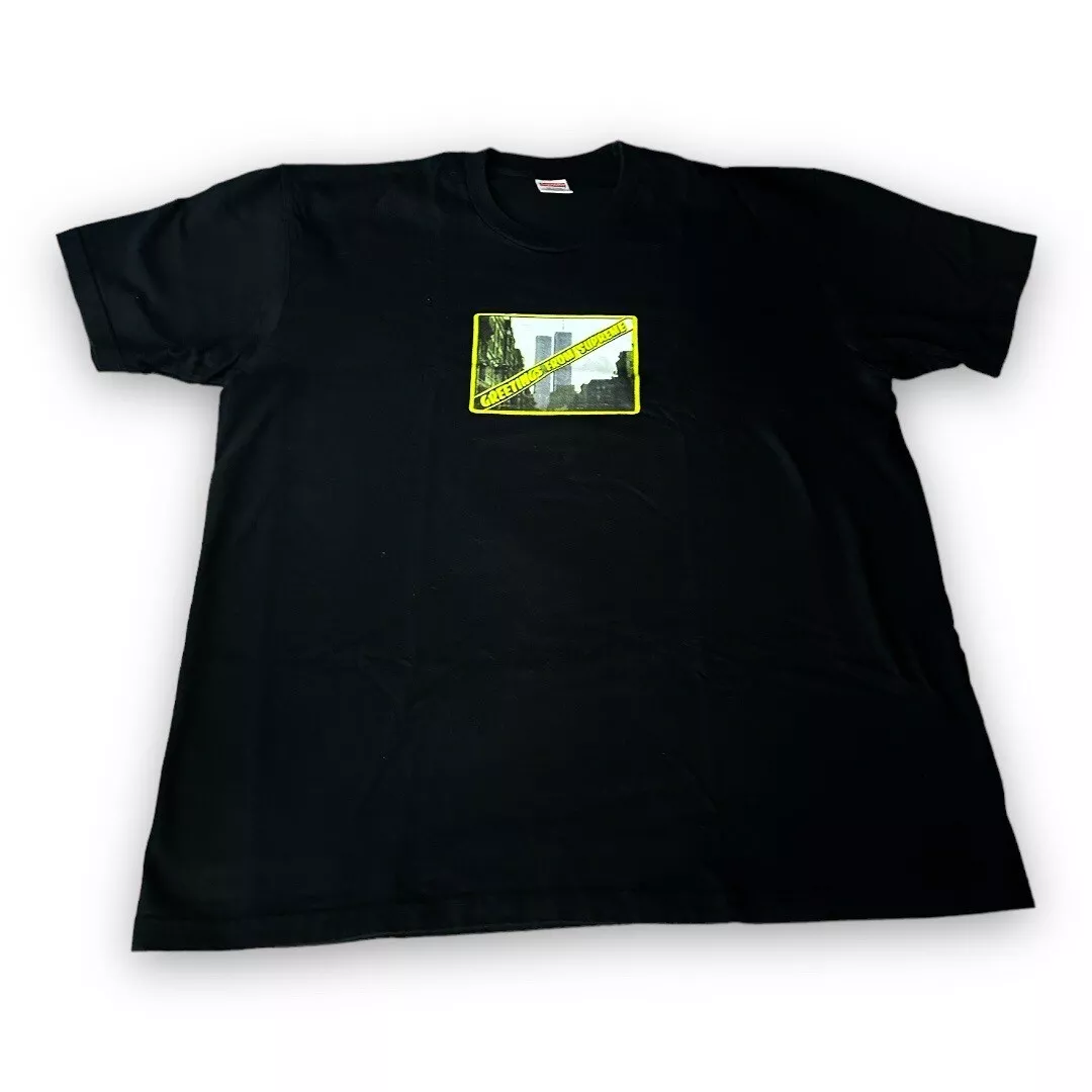 Tee shirt Supreme Greetings From NY SS19   NOIR   Taille XL