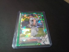 HYUN IL CHOI 5/125 GREEN PARALLEL 2021 1st BOWMAN CHROME SAPPHIRE