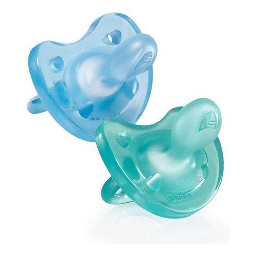 Confezione 2 pz Gommotto PHYSIOFORMA Dual Soft 6-16m silicone Verde e Azzurro Ch - Picture 1 of 1