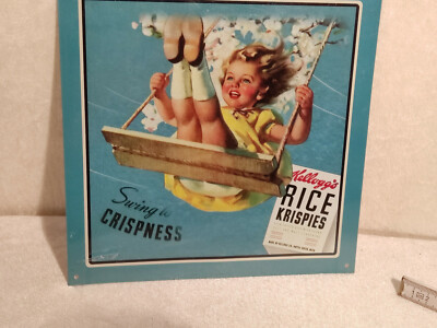  Kellogs retro Blechschild II 2012 Schild aus Blech Weihnachten Geschenk Deko 