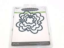 DARICE EMBOSSING ESSENTIALS DIE CUT EMBOSSING STENCIL NESTING FLORAL SHAPES