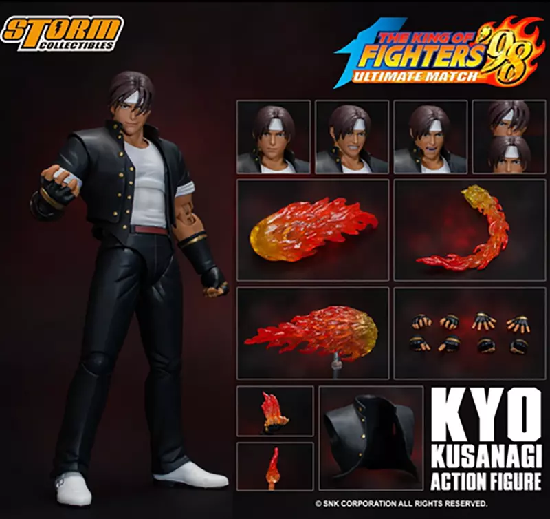 Street Fighter Kyo Kusanagi KOF King Of Fighters 6 Figure Storm