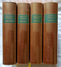 Oeuvres d' Anatole France 4/4 Bibliothèque de la Pléiade ed Gallimard