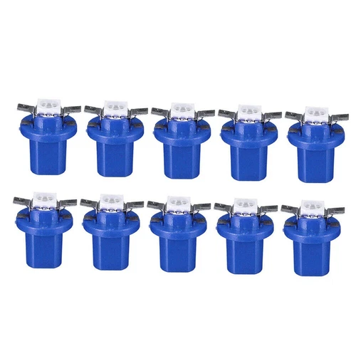 10x T5 B8.5D 5050 SMD Blue Car LED Dashboard Instrument Light Bulb Accessories - Picture 9 of 10