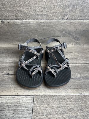 Chaco Sandals Womens 7 ZX2 Classic Strappy J106578W Gray Orange