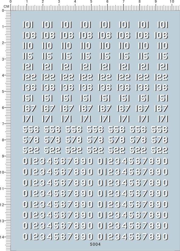 Super Detail China US PLAN MARCOR Navy Ship Hull Number Model Kit Marine Decal