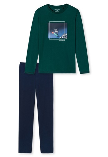 Schiesser Boys Pajamas XS S M L 140 152 164 176 100% Co Nightwear - Picture 2 of 5