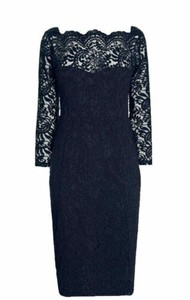 NAVY BLUE LACE DRESS - - | eBay