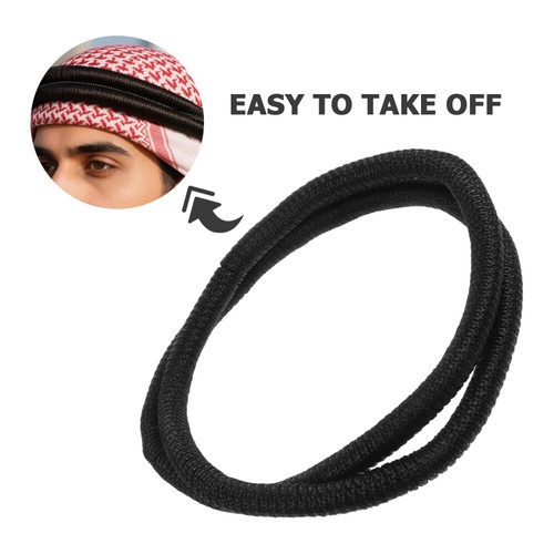 Head Scarf Headband Arab Costume Headwear Men Arab Head Scarf Rope - Picture 7 of 12