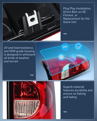 Conjunto de faros Nilight para Chevy Silverado Avalanche 1500 1500HD 2003-2006 - Imagen 23 de 73