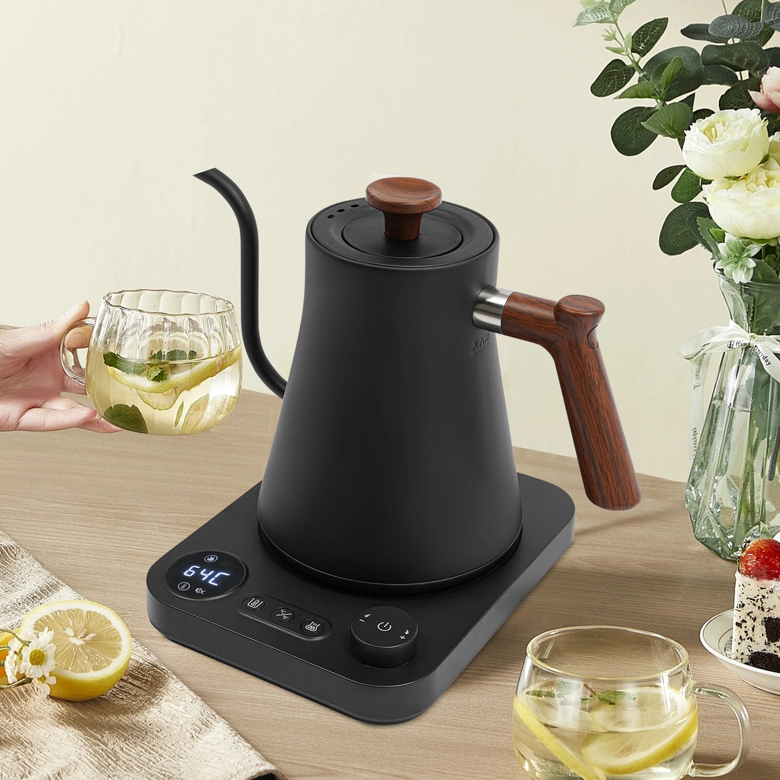 1200W Electric Kettle Electric Gooseneck Kettle Tea Kettle For Home Offices NEW