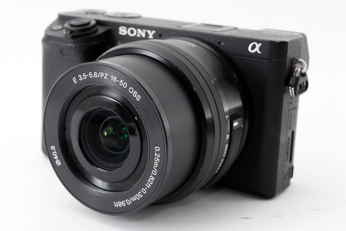 Boxed SONY Alpha α6300 24.2MP +E PZ 16-50mm F3.5-5.6 ILCE-6300 Black [Used]