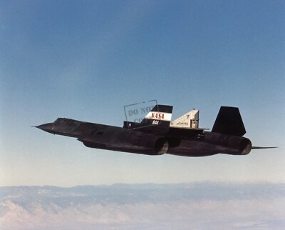 SR-71 ''Blackbird'' (LASRE) completed first flight 12X18 Photograph NASA D