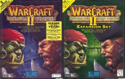 WARCRAFT II TIDES OF DARKNESS + DARK PORTAL & MAP EDITOR Windows 11 10 8 7  XP