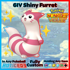 ✨ Shiny Furret 6IV ✨ Pokemon Scarlet & Violet 🚀 Fast 🚀