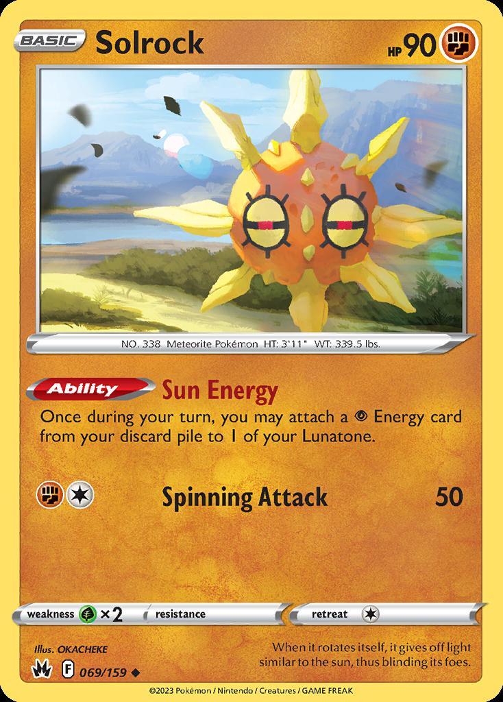 Pokemon Solrock (69/160) Crown Zenith LP