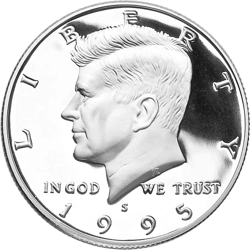 1995 -S Kennedy half dollar Gem DCAM Proof 90% Silver