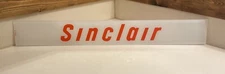 Sinclair Flat Glass Pump Advertisement 25-3/4” x 3-3/8”