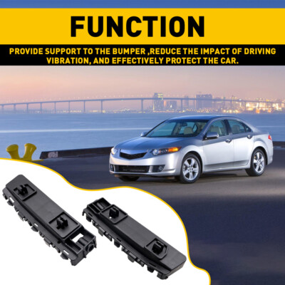 For Honda ACURA TSX 2009-2014 Bumper Brackets Front 2PCS Beam Retainer