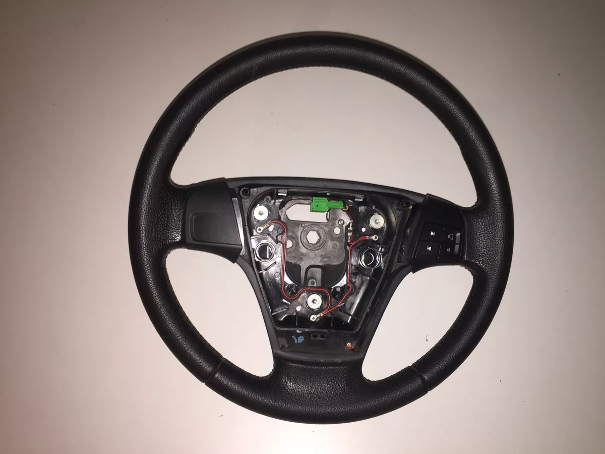 Volvo OEM Black steering wheel 2005 2009 s40 v50 c30 eBay