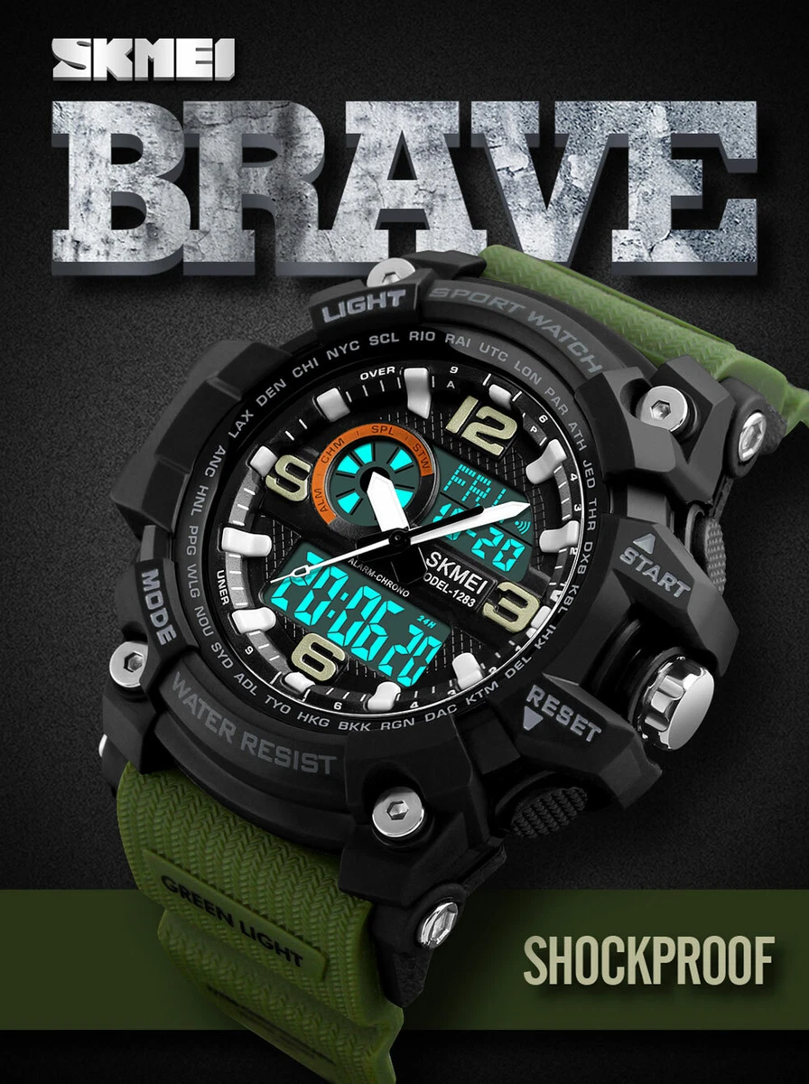 Skmei 1283 black clearance