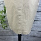 MNG Skirt size 6 Ivory Black Linen Straight Pencil Herringbone Knee Career Suit — photo 6