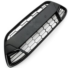 FORD FIESTA MK7 ALL BLACK ASIAN STYLE GRILLE HONEYCOMB FRONT BUMPER LOWER CENTRE
