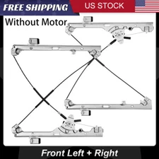 Front Left Right Manual Window Regulator For Chevy Silverado GMC Sierra 1500