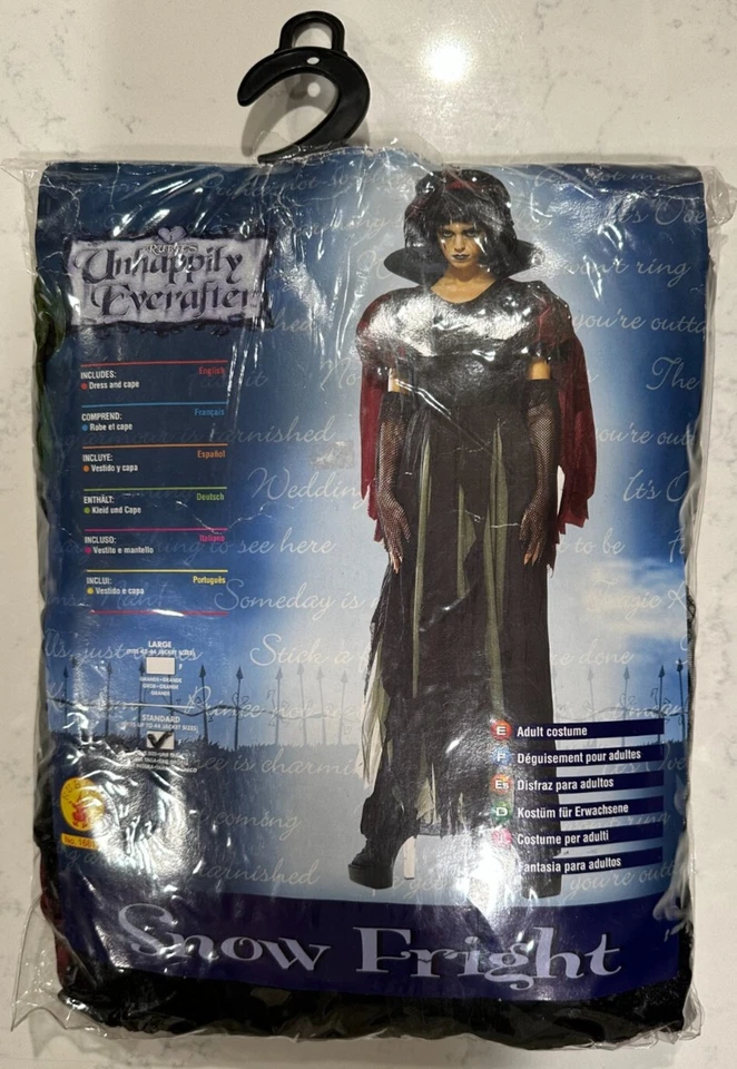 Women's Gothic Outfit Costume (Snow Fright), Size XL, BRAND NEW - Image 2 of 4