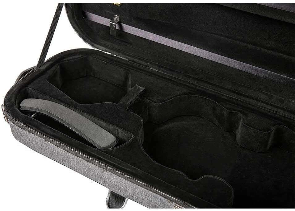 adm 4/4 Full Size Violin Case Oblong Hard with Built-in adm 4/4 Full Size Violin Case Oblong Hard with Built-in