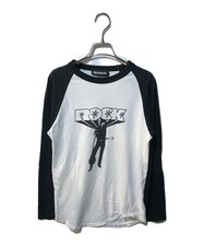 Hysteric Glamour ROCK Raglan Cut and Sew Free black Ext