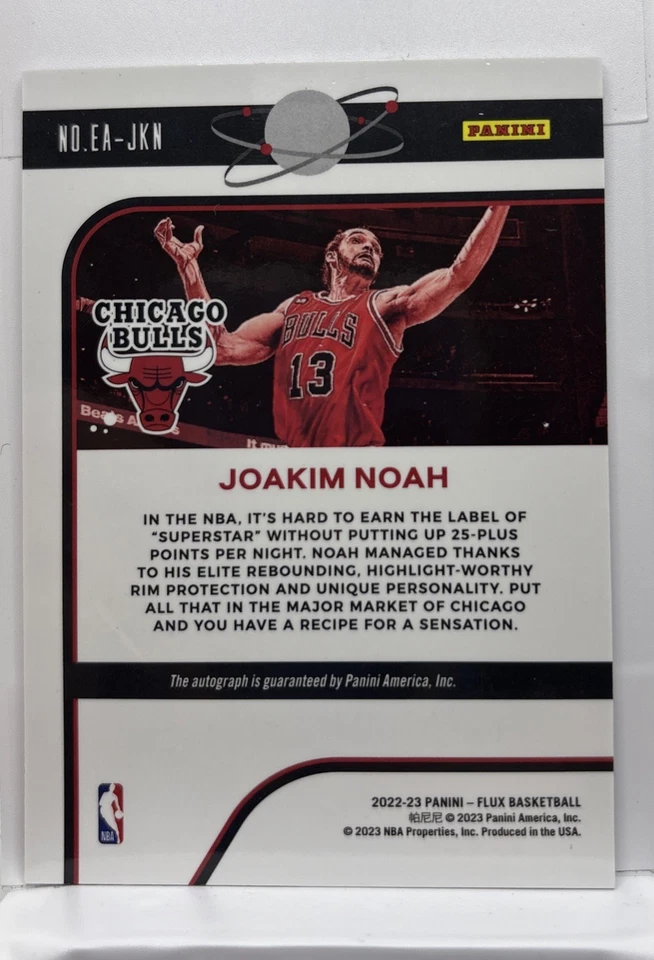2022–23 Flux Joakim Noah Auto Equinox #EA-JKN - Изображение 2 из 2