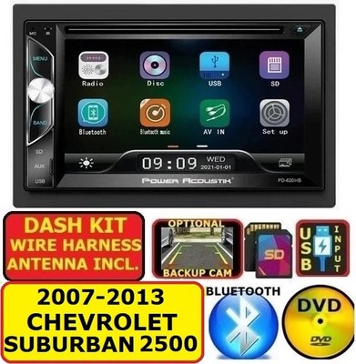 07-13 CHEVROLET SUBURBAN 2500 CD/DVD AM/FM BLUETOOTH USB CAR RADIO STEREO PKG