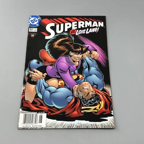 Vintage DC Comics Superman #157 Vs. Lois Lane 2000 Comic Book McGuinness Loeb