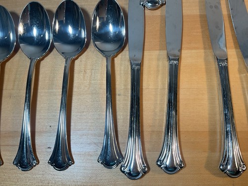 International Resplendence Lyon Edelstahl Besteck 18/10 Lot - 28 Teile - Bild 8 von 12