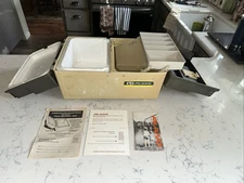 Vintage PLANO Sportster 757 Tackle Box w/ Cooler 1981 Rare Model Fishing Bait