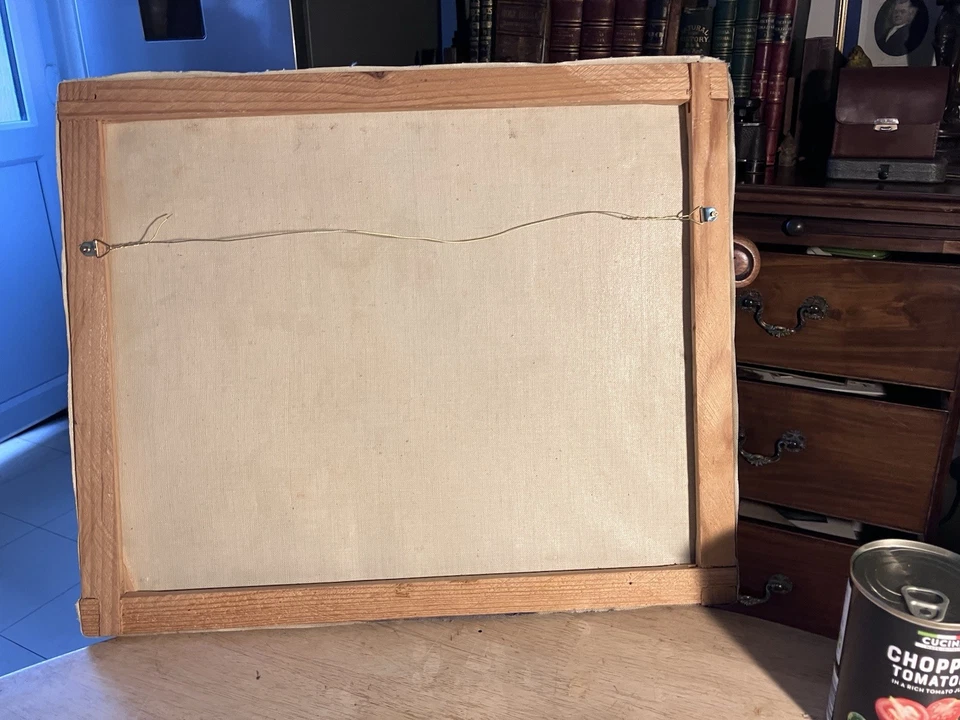 SPANISH BULL FIGHT Vintage 1962 EXPRESSIONISM Oil Painting signed ‘Millán Amas’ - image 3 of 4